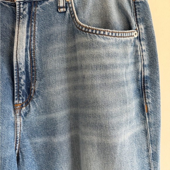 rag & bone Logan Mid Rise Wide Light Weight Zip Fly Women's Jeans SZ 31 - Picture 5 of 16